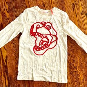 NWT! Joe Fresh Abstract Dinosaur Long-Sleeve T-Shirt (10-12 YRS)